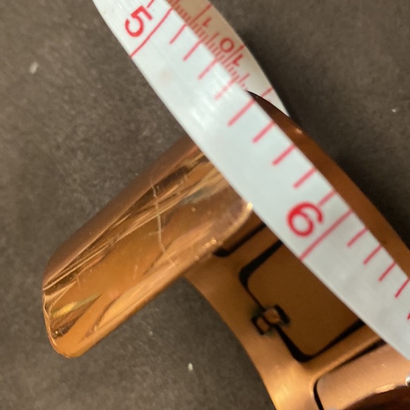 Vintage copper fish cuff bracelet - Picture 10 of 10